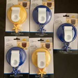NWOT Mason Jar Sipper Caps